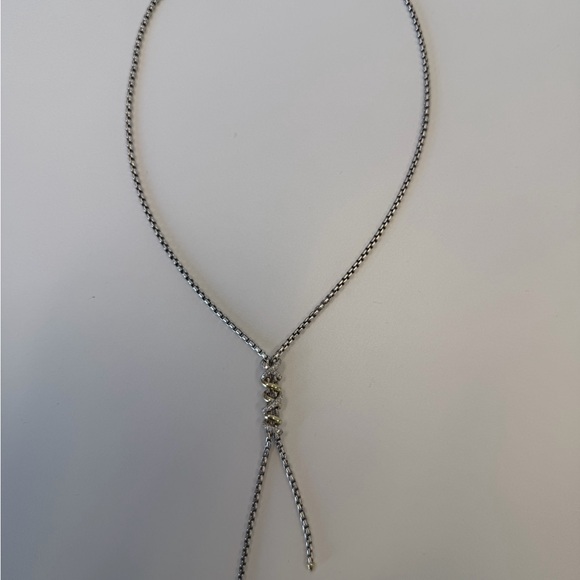 David Yurman Helena Y Lariat Necklace - Picture 7 of 10